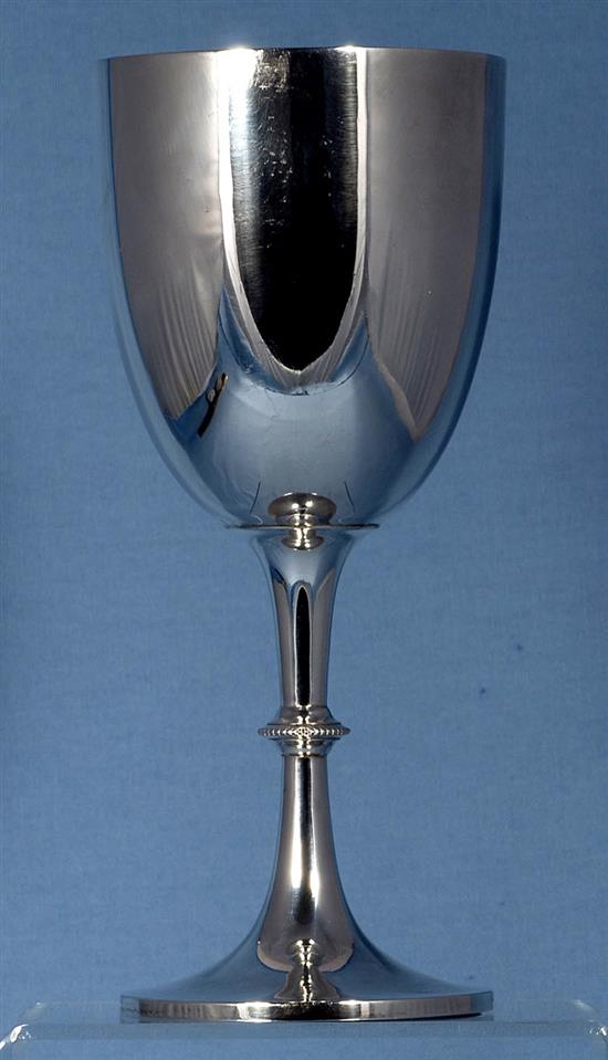 A George V silver trophy cup, by S. Blanckensee & Son, Height 243mm Weight 9.3oz/292grms